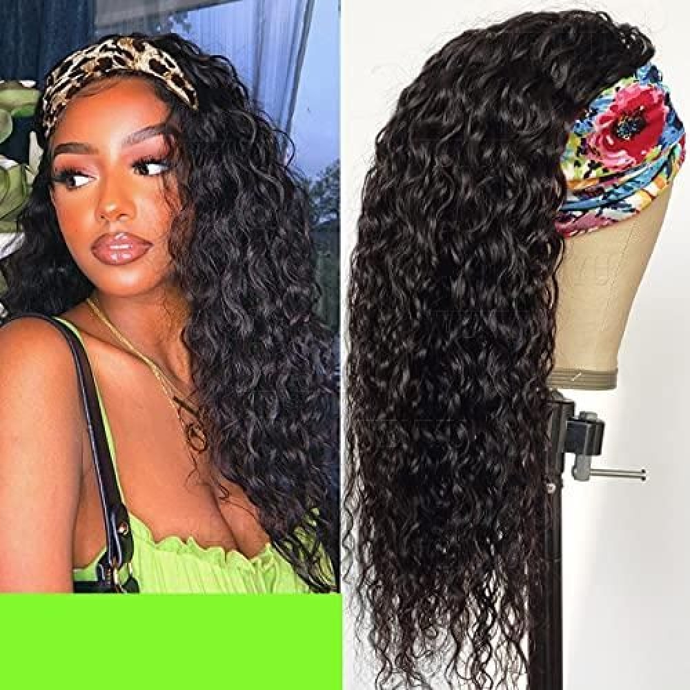NEW Natural water wave QUICK &EASY HEADBAND HUMAN HAIR WIG-HB002 NEW Natural water wave QUICK &EASY HEADBAND HUMAN HAIR WIG-HB002
