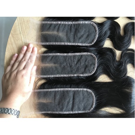 2x6 hd lace closure straight and body wave virgin human hair free shipping 