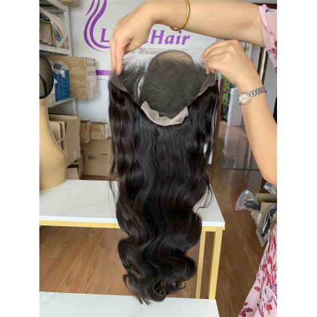 Body wave 13x4 hd lace frontal wigs pre plucked hairline virgin human hair 180% density