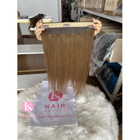 European Raw Human Hair Halo Extension #9 color 100g/pc