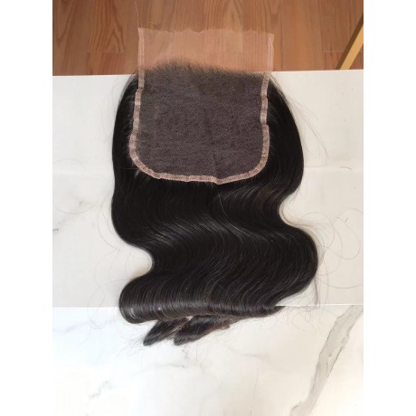  6x6 HD Lace Closure Silky Straight / Body wave HD Lace Closure preplucked hairline fedex free shipping