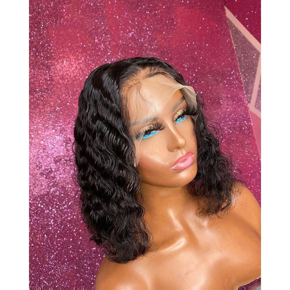 Natural wavy 13x4 Short Bob Wigs For Women virgin brazilian Lace Front Human Hair Wigs 150% LS881 Natural wavy 13x4 Short Bob Wigs For Women virgin brazilian Lace Front Human Hair Wigs 150% LS881