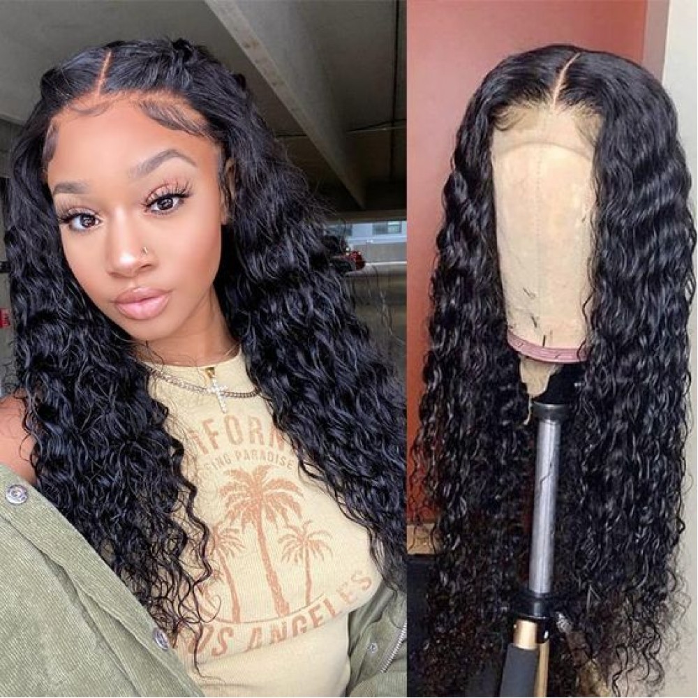 13x6 Lace Front Wigs 180% density water wave curly virgin brazilian Remy human Hair wig LS1092 13x6 Lace Front Wigs 180% density water wave curly virgin brazilian Remy human Hair wig LS1092