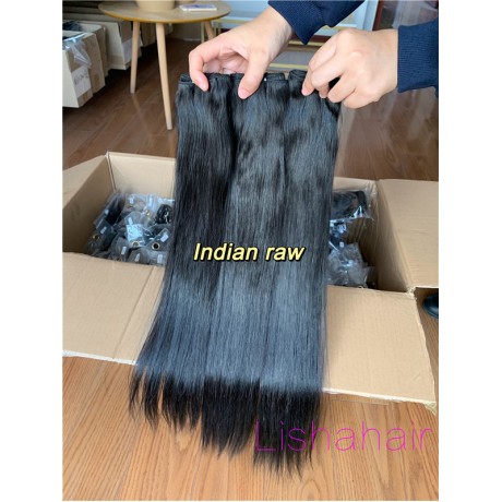 Indian Raw Human Hair straight and body wave Bundles Can Be Dyed To Any Color 3pcs/Lot