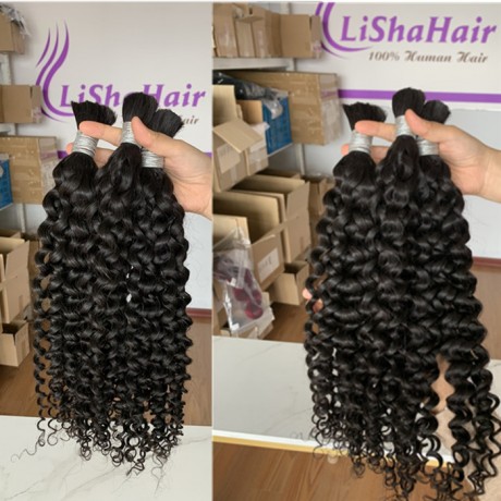 10A+ Bulk Hairs Indian Virgin Human Hair  deep curly texture 