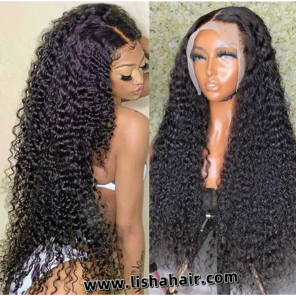 Lishahair pineapple curly HD lace frontal wig 180% density pre plucked hairline 30inch hair long Lishahair pineapple curly HD lace frontal wig 180% density pre plucked hairline 30inch hair long