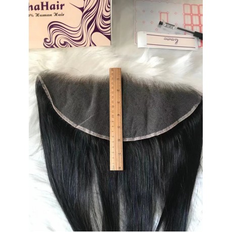 13x6 HD lace frontal with small knots virgin human hair 16-20inch in stock ! LS4271
