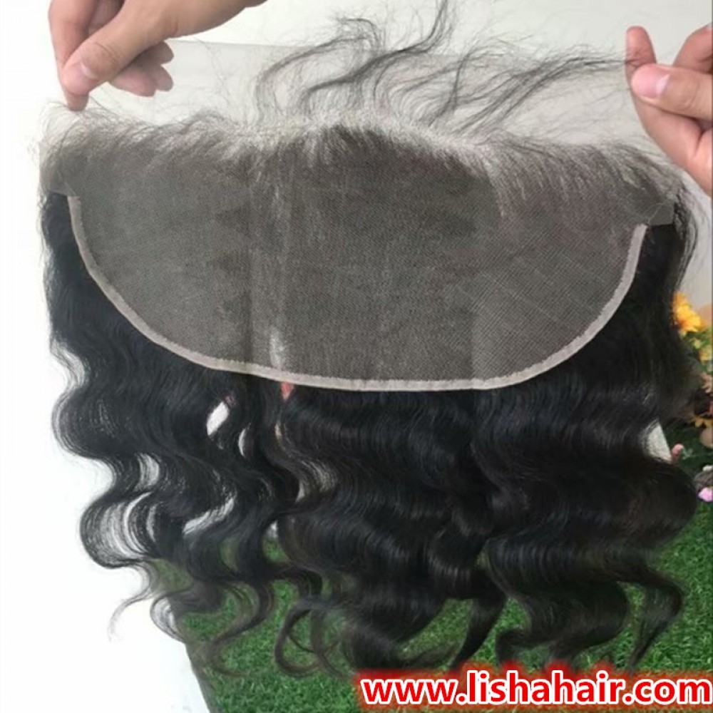 Brazilian Body Wave Lace Frontal Free Part Ear to Ear Human Hair Lace Closure Size 13x6 inch Natural Color Brazilian Body Wave Lace Frontal Free Part Ear to Ear Human Hair Lace Closure Size 13x6 inch Natural Color