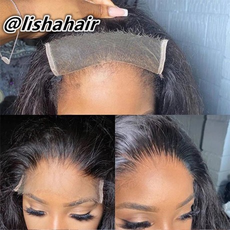 5X5 HD Lace Closure Wig Virgin Brazilian Human Hair Silky Straight Style