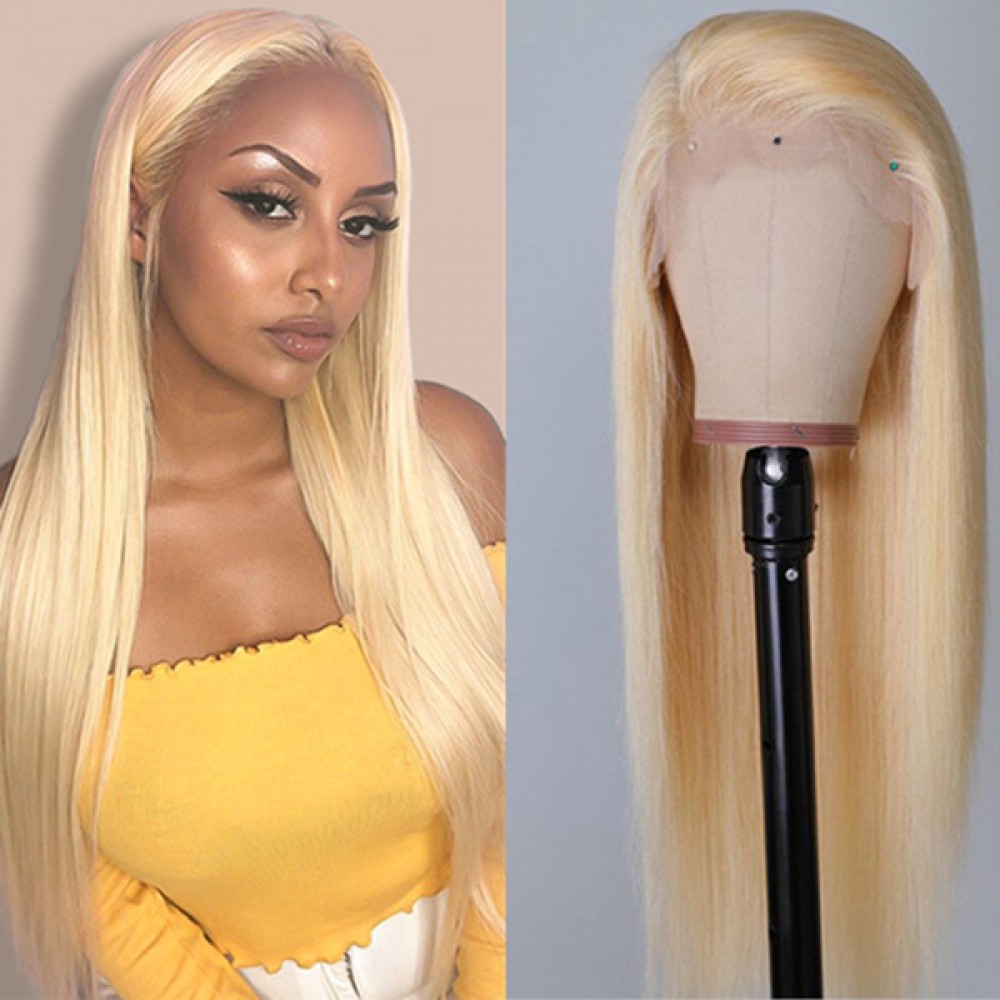 150% density 613 Blonde Lace Front Wig virgin brazilian Straight Human Hair Wigs With Baby Hair LS7301 150% density 613 Blonde Lace Front Wig virgin brazilian Straight Human Hair Wigs With Baby Hair LS7301