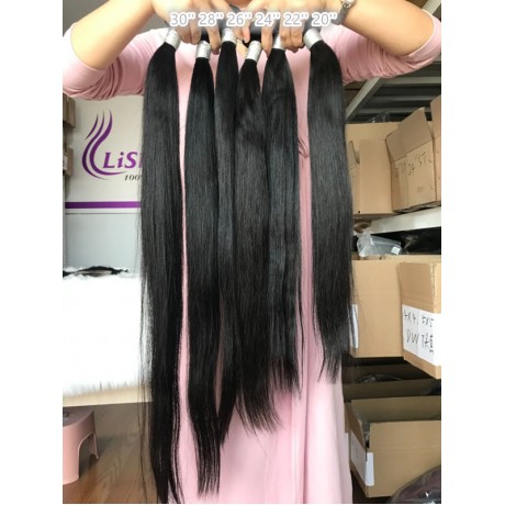 10A+ Indian Virgin Human Straight Hair Bundles  3pcs