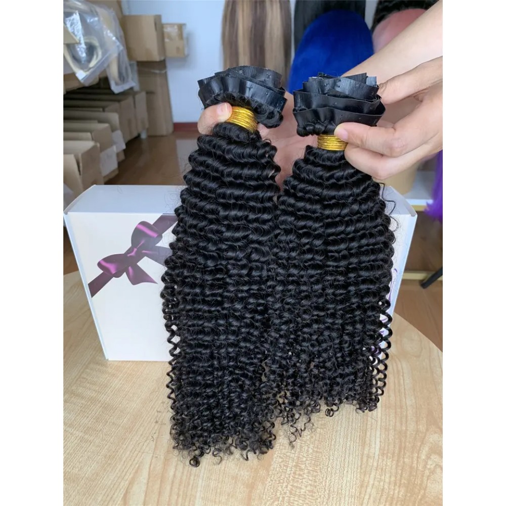 Seamless PU Clip In Hair Extensions Afro Kinky Curly Clip Ins 100% Human Hair Extensions For Black Women Seamless PU Clip In Hair Extensions Afro Kinky Curly Clip Ins 100% Human Hair Extensions For Black Women