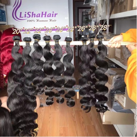 10A+ Indian virgin human hair bundles body wave weaving wefts 3pcs lot in stock