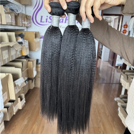 10A+ Light Yaki Straight virgin indian human Hair Bundles Natural Color  3pcs lot