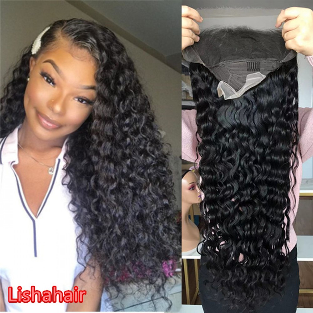 24inch Water wave HD Lace Wig 250% Density 13x4 Brazilian hd Lace Front Human Hair Wigs 24inch Pre Plucked 24inch Water wave HD Lace Wig 250% Density 13x4 Brazilian hd Lace Front Human Hair Wigs 24inch Pre Plucked