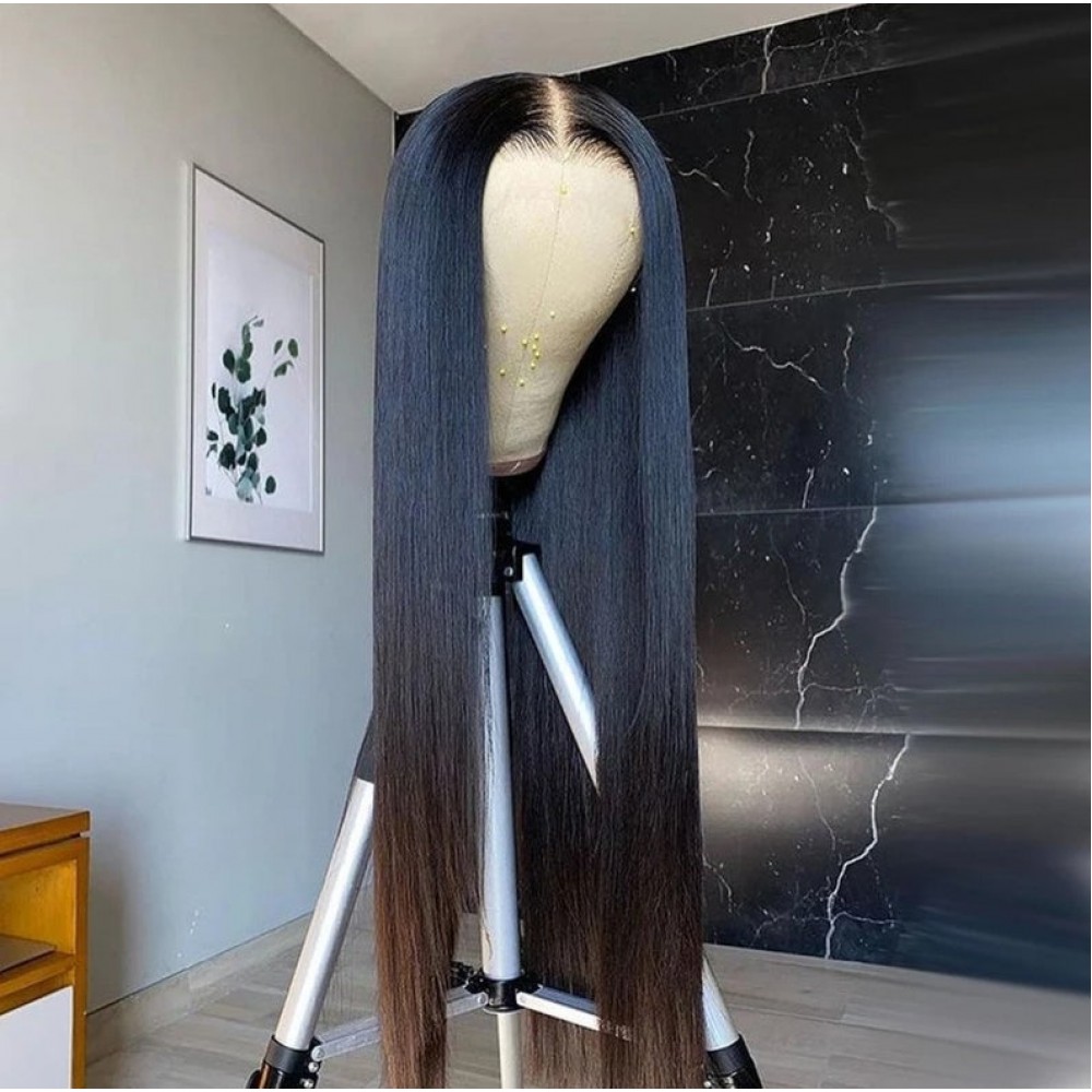 30inch long silky straight transparent lace front wig 200% density bleached knots 30inch long silky straight transparent lace front wig 200% density bleached knots