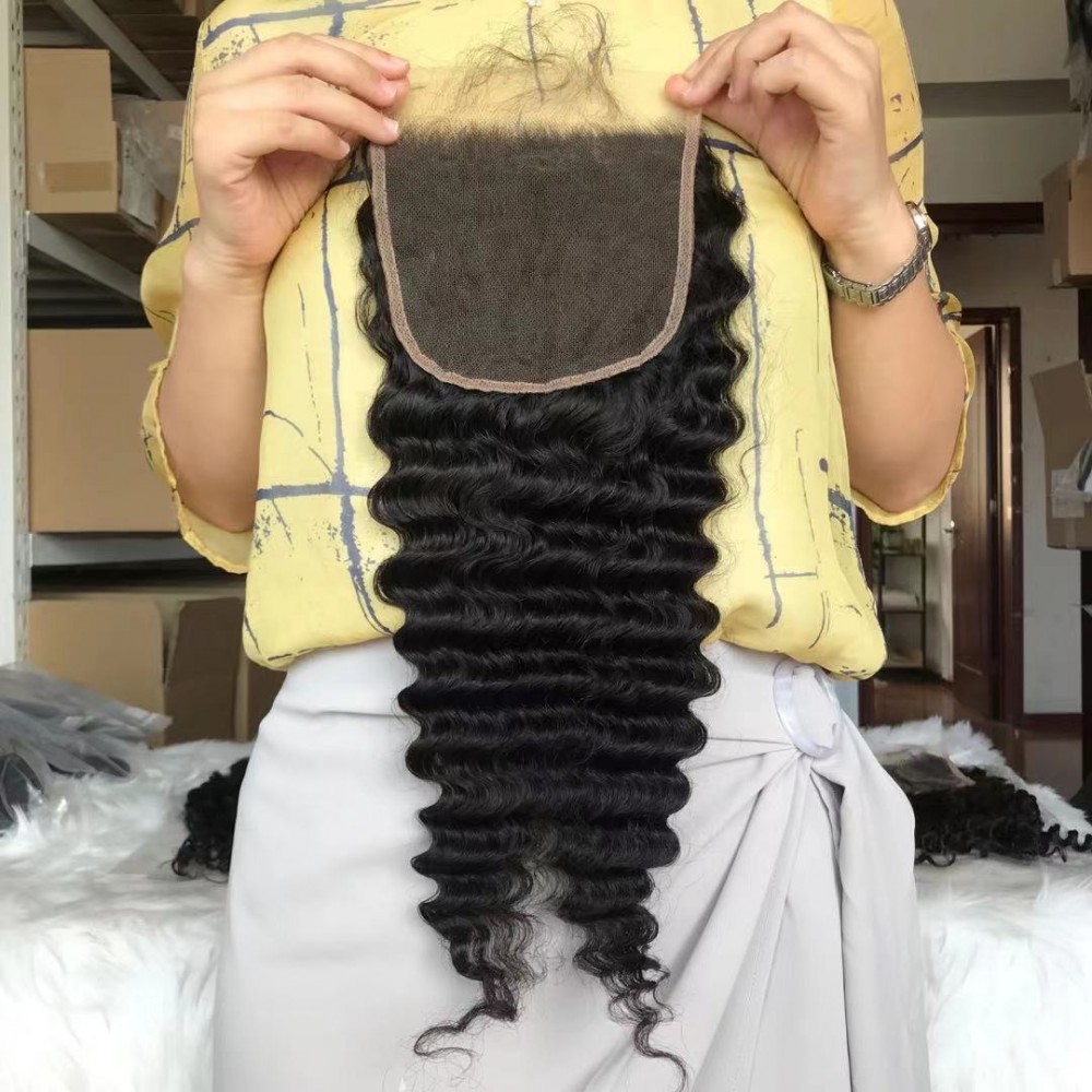 6x6 hd lace closure deep wave style pre plucked hairline with baby hair 6x6 hd lace closure deep wave style pre plucked hairline with baby hair