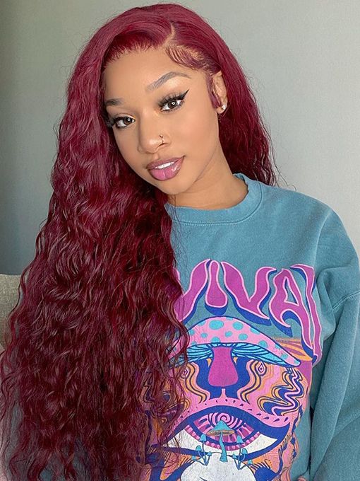 Color Human Hair Wigs 