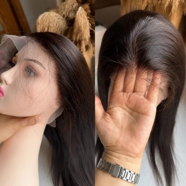 Hot Sell HD Lace Wig Virgin Human Hair 13x4 HD Lace Front Wig Ready to Go Glueless Lace Wig Natural Looking